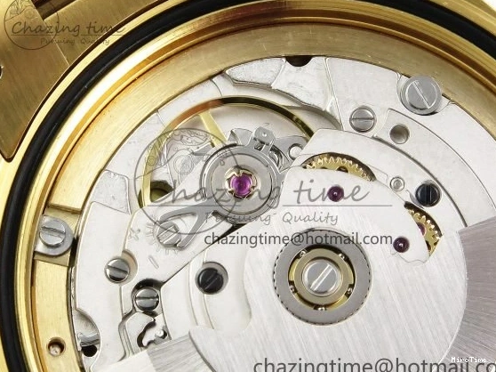 MiroTime 0121 WaterResistant Day Date 36 YG RAF 1:1 Best Edition Brown Oman Dial Diamonds Bezel on YG Bracelet A 1518